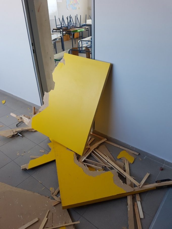 Βανδαλισμοί στο Γυμνάσιο Καρέα