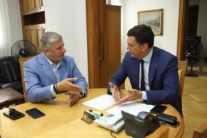 Συνάντηση του περιφερειάρχη Αττικής Γ. Πατούλη με τον υπουργό Υγείας Β. Κικίλια