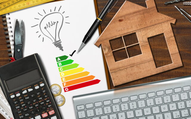 Energy Efficiency Rating - Wooden House Model
