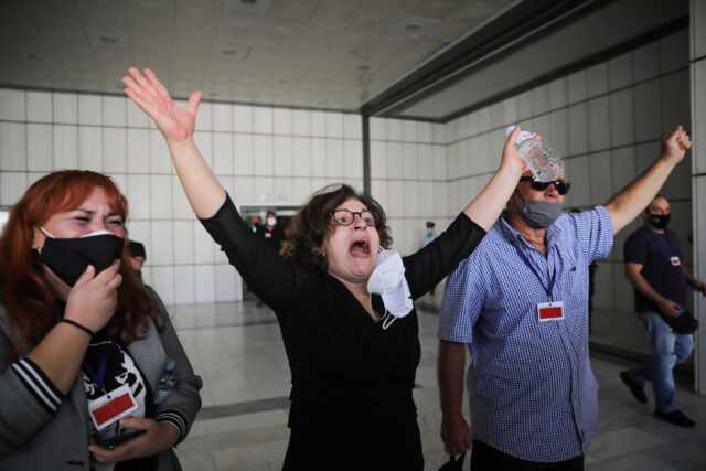 Trial of leaders and members of far-right Golden Dawn party in Athens