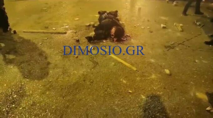 Σοβαρά τραυματισμένος αστυνομικός της ομάδας ΔΡΑΣΗ (ΣΚΛΗΡΕΣ ΕΙΚΟΝΕΣ)