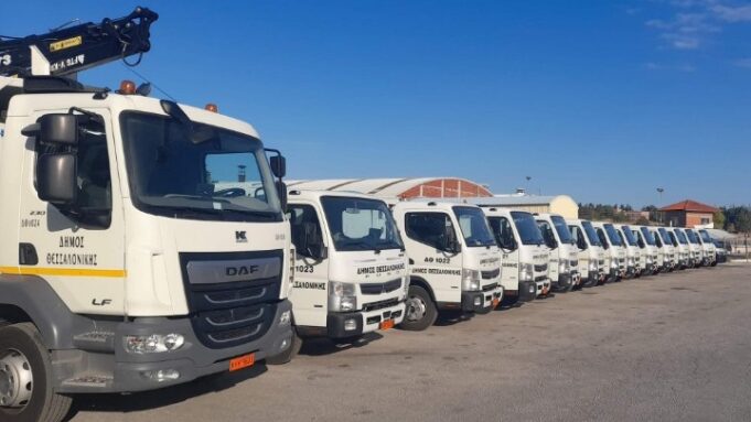 Με 25 νέα οχήματα ενισχύθηκε ο στόλος καθαριότητας του δήμου Θεσσαλονίκης