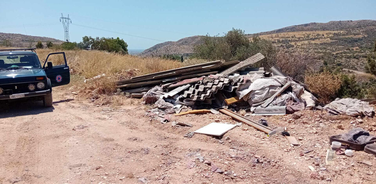 Καρκινογόνος αμίαντος βρέθηκε στο όρος Αιγάλεω