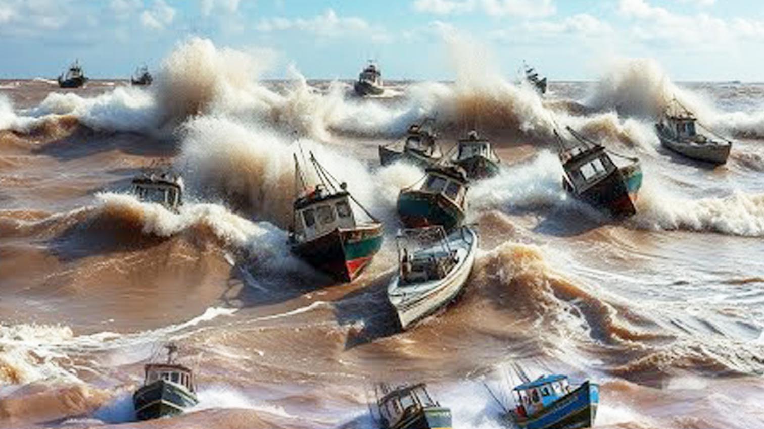Περού: Πελώρια κύματα “πετούν” βάρκες στο αέρα