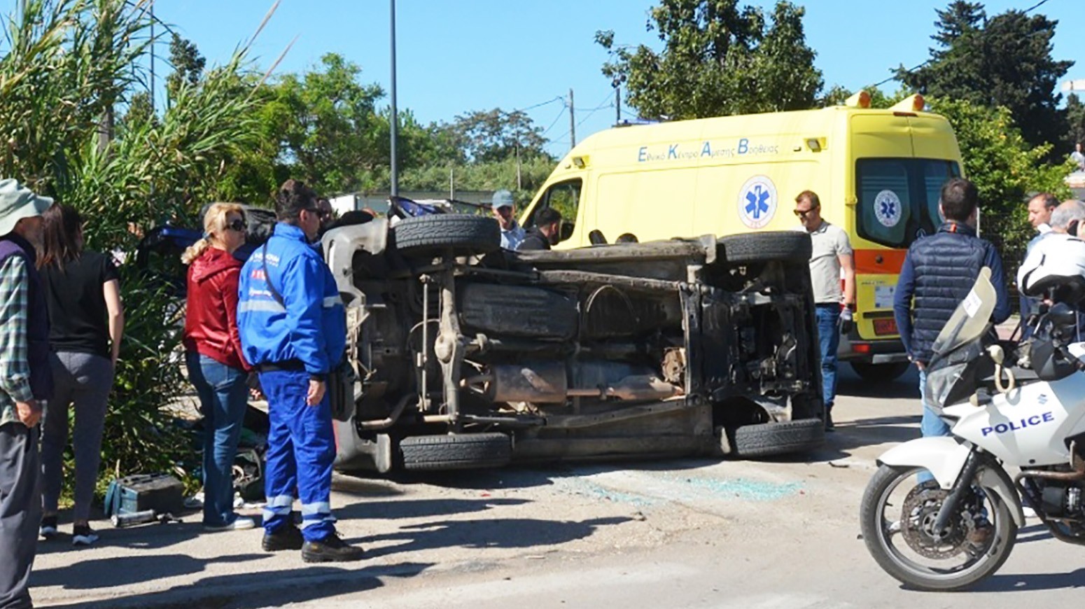Σοβαρό τροχαίο ατύχημα με 3 τραυματίες στην Πρέβεζα
