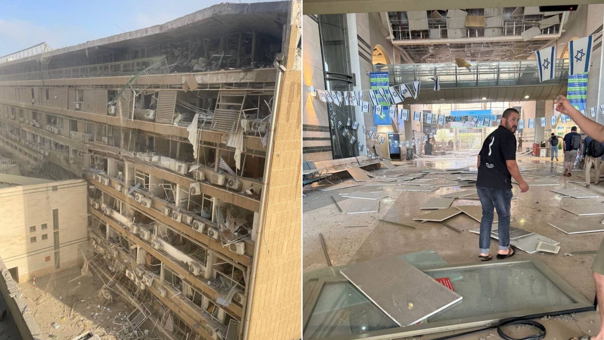 Επίθεση του Ιράν σε νοσοκομείο του Ισραήλ – Βίντεο που σοκάρουν