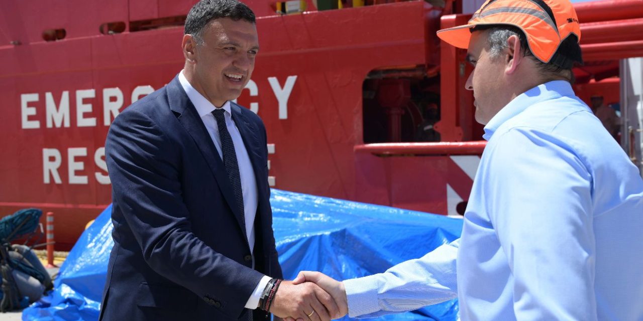 Β. Κικίλιας για Ναυαγοσωστικό «Giant»: «Η ασφάλεια και η προστασία της ανθρώπινης ζωής είναι καρδιά της πολιτικής μας»