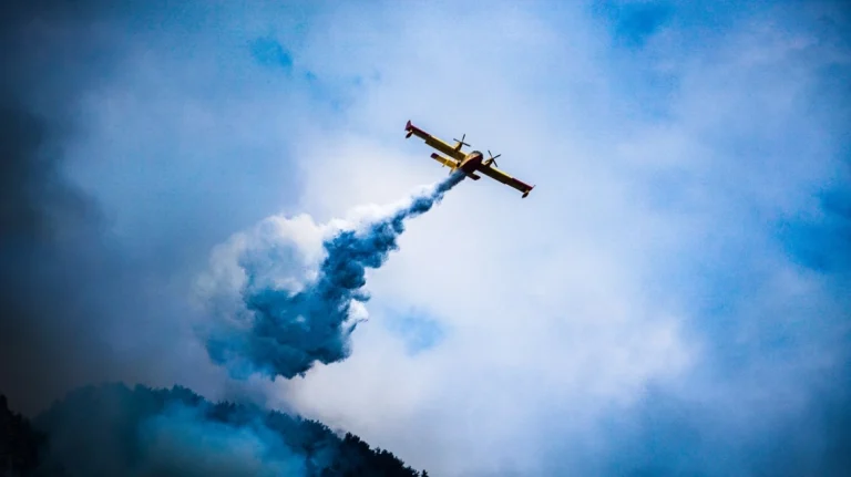 Φωτιά σε δασική έκταση στην Πολυθέα Μεσσηνίας