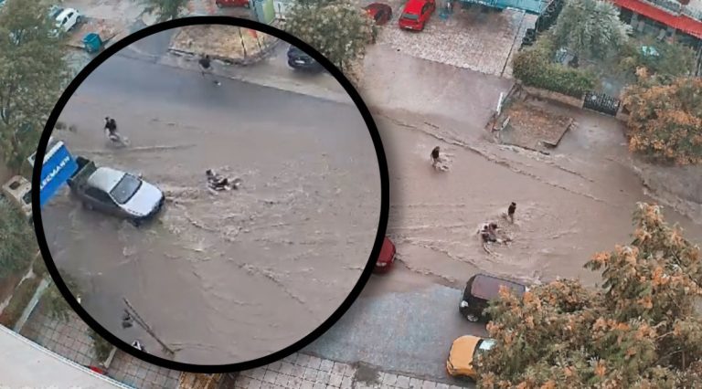 Γυναίκα παρασύρθηκε από χείμαρρο στη Θεσσαλονίκη – Δεν ξέρω αν θα ζούσα, λέει