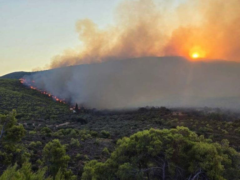 Ζάκυνθος: Η φωτιά κατέστρεψε την ιστορική ταβέρνα «Δαμιανός» στον Αγαλά