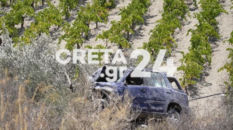 Τραγωδία στις Δαφνές Ηρακλείου: Ηλικιωμένος έπεσε με το όχημά του σε γκρεμό και πέθανε