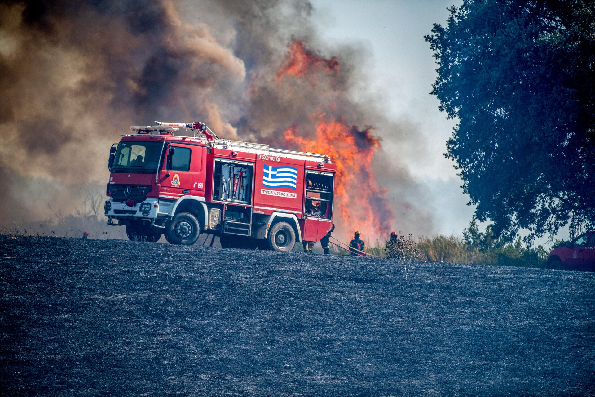 Φωτιά τώρα στον Γαλατά Μεσολογγίου
