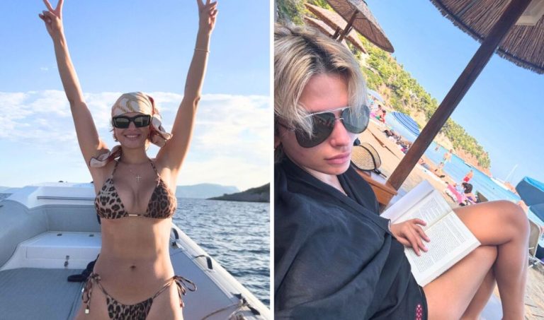 Η Κατερίνα Λιόλιου έκανε διακοπές στην Αλόννησο λίγο πριν την περιοδεία της