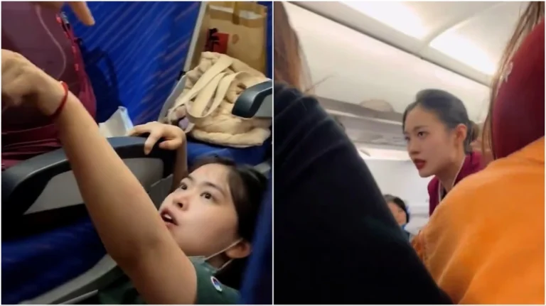 Χάος σε πτήση: Οικογένεια χτύπησε γυναίκα που παραπονέθηκε για παιδί που κλοτσούσε το κάθισμά της