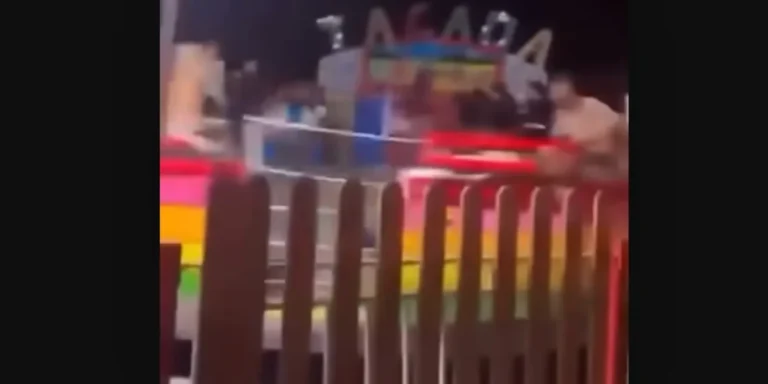 Σοκαριστικό ατύχημα σε λούνα παρκ στη Ρόδο: Τέσσερα άτομα εκσφενδονίστηκαν από «ταψί» (βίντεο)