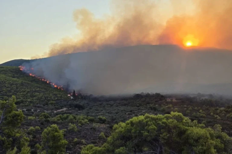 Σε εξέλιξη φωτιές σε Ζάκυνθο, Κεφαλονιά, Βόνιτσα και Φωκίδα