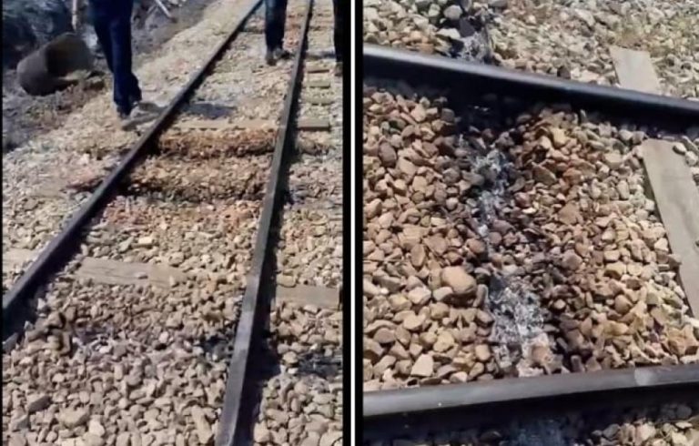 Φωτιά στην Αχαΐα: Ζημιές στο δίκτυο του ΟΣΕ