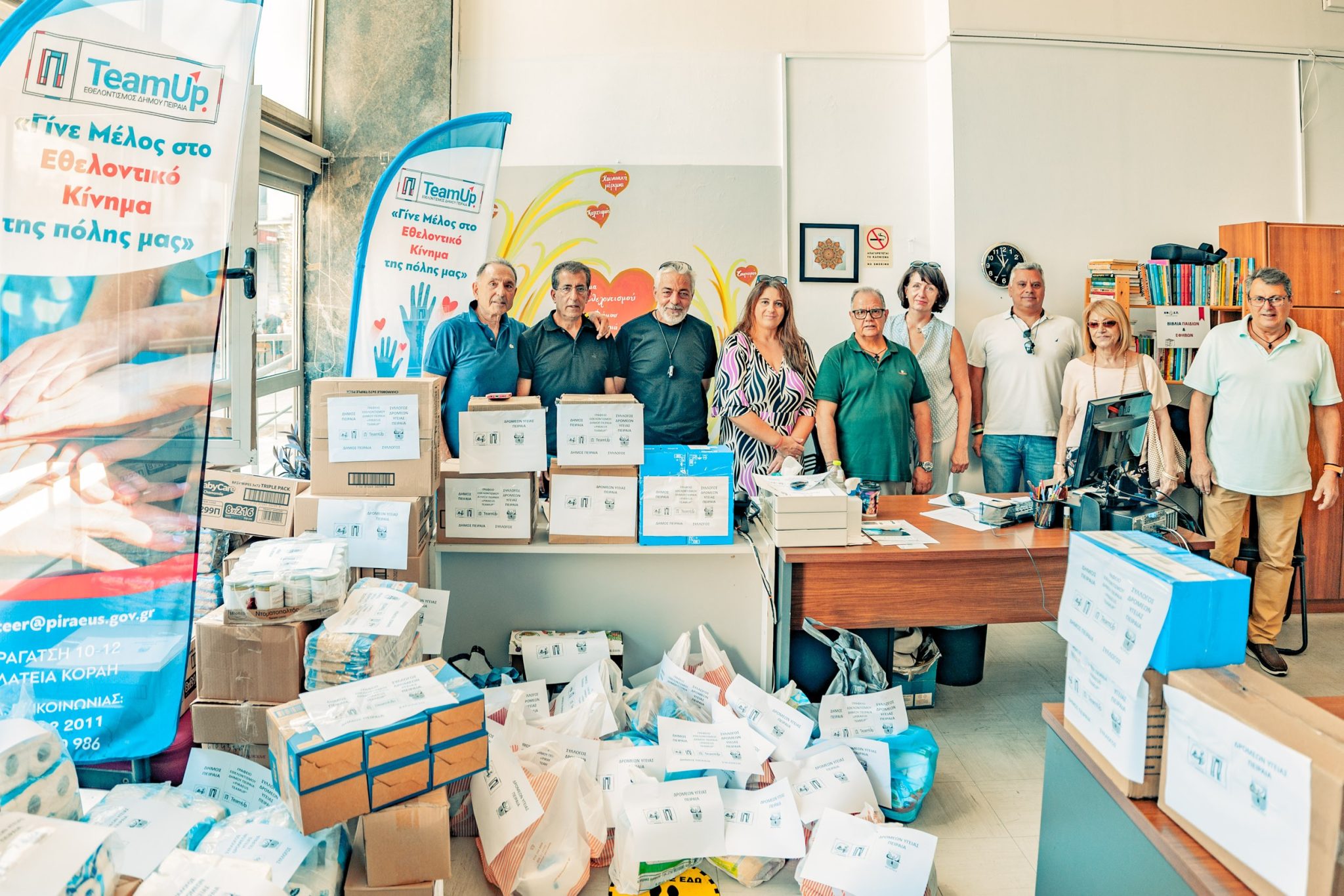 Παράδοση τροφίμων και ειδών πρώτης ανάγκης στους πυρόπληκτους στον Δήμο Πατρέων