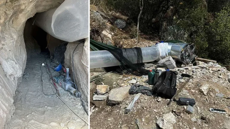 Λάρισα: Συνεχίζεται η επιχείρηση απεγκλωβισμού 53χρονου από σπηλιά 