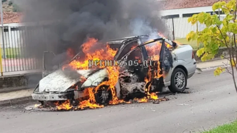 Όχημα τυλίχθηκε στις φλόγες στον Αλίαρτο – Δείτε βίντεο