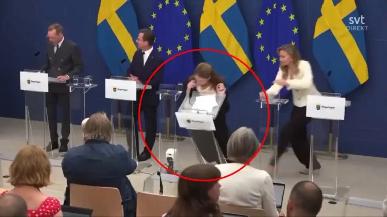 Η υπουργός Υγείας της Σουηδίας κατέρρευσε στην πρώτη της συνέντευξη Τύπου