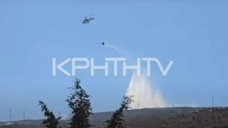 Φωτιά τώρα στις Μελέσες Κρήτης