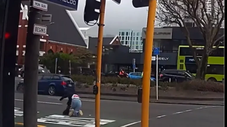 Βίντεο: Θυελλώδεις άνεμοι πέταξαν γυναίκα στη μέση του δρόμου στη Νέα Ζηλανδία