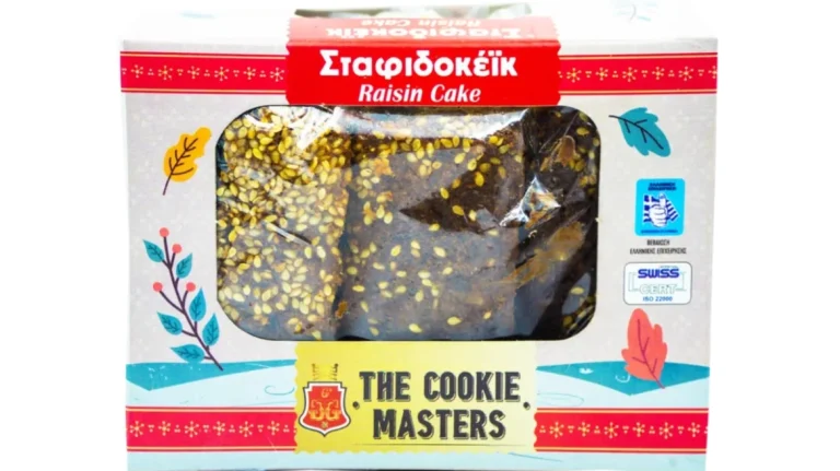 ΕΦΕΤ: Ανακαλείται από την αγορά το «Σταφιδοκέικ – The Cookie Masters»