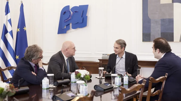 Συνάντηση Μητσοτάκη με τον Πρόεδρο και CEO της Euronext