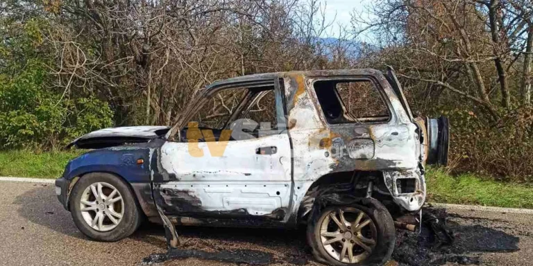 Φρίκη στη Φωκίδα: Απανθρακωμένο άτομο βρέθηκε σε φλεγόμενο ΙΧ