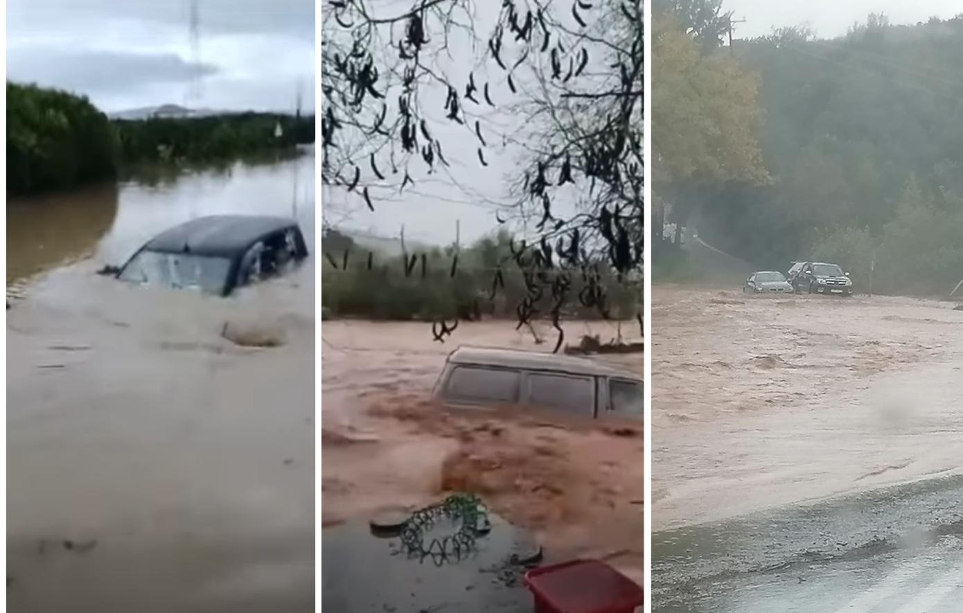 Σοβαρά προβλήματα από τις πλημμύρες στη Λακωνία