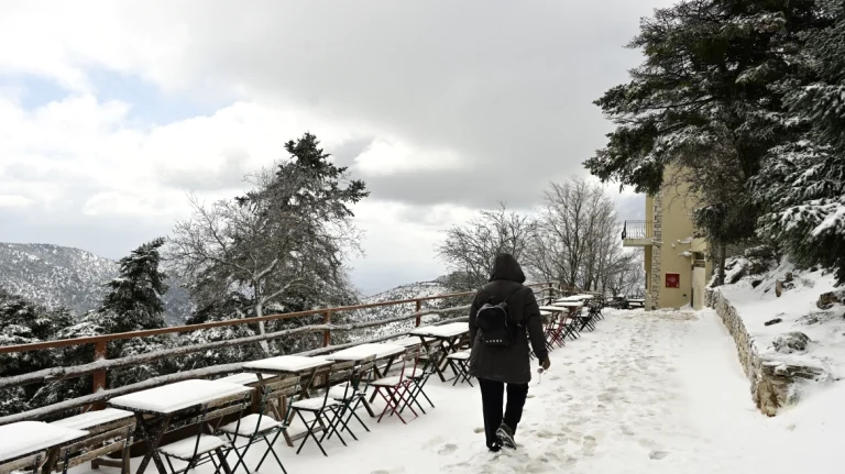 Με παγωνιά μπήκε το 2026, στους -14,6 ο υδράργυρος στo Σέλι