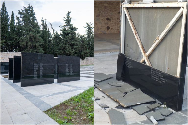 Καισαριανή: Βανδάλισαν το μνημείο των 200 εκτελεσθέντων μετά την αποκάλυψη των ιστορικών φωτογραφιών