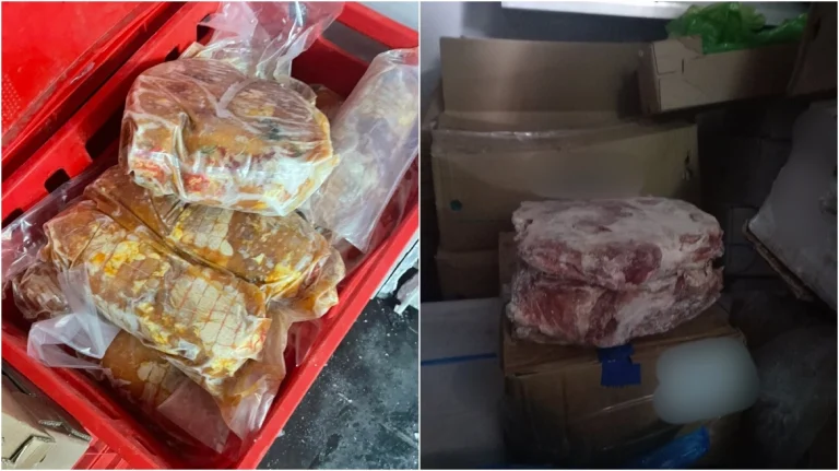 Επιχείρηση στον Πειραιά είχε 3,5 τόνους ακατάλληλα και ληγμένα κρέατα – Δείτε φωτογραφίες