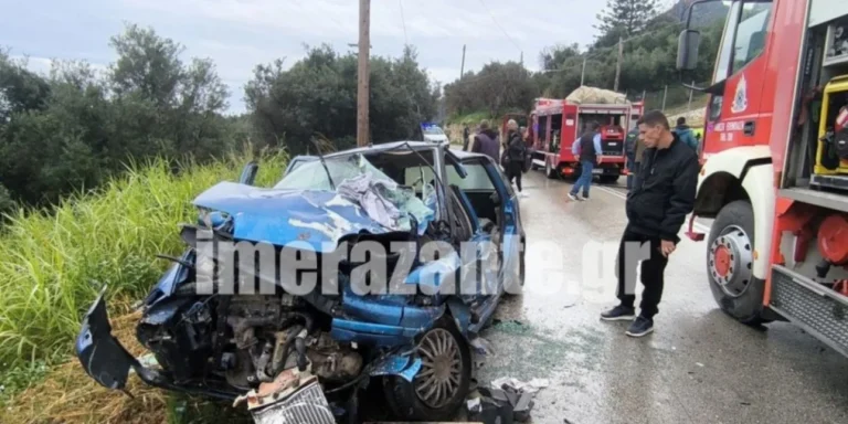 Τραγωδία στη Ζάκυνθο: Νεκρός ο οδηγός του ΙΧ που ενεπλάκη σε τροχαίο με λεωφορείο