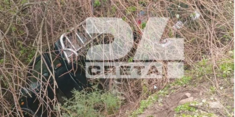 Τροχαίο στα Χανιά: Αυτοκίνητο έπεσε σε γκρεμό