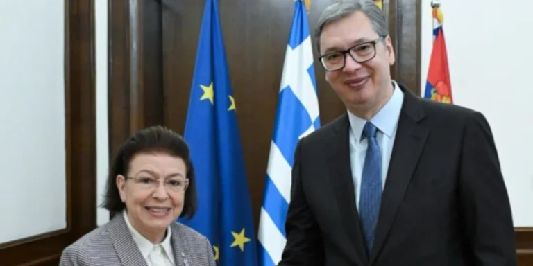 Στη Σερβία η Λ. Μενδώνη συναντήθηκε με Βούτσιτς