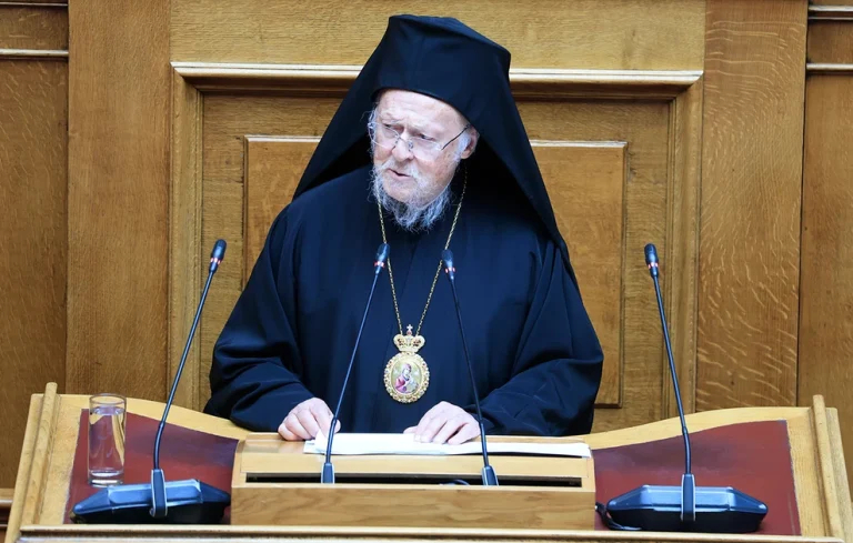 Ιστορική ομιλία του Οικουμενικού Πατριάρχη Βαρθολομαίου στην Ολομέλεια